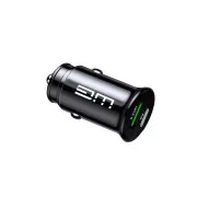 WG - Autótöltő 2x USB-A / 1x USB-A 18W QC3.0   1x USB-C PD 20W / fekete