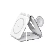 WG - WGMaxFlex 3in1 vezeték nélküli töltő / Összecsukható / 15W 5W 2.5W / WG 42 / fehér