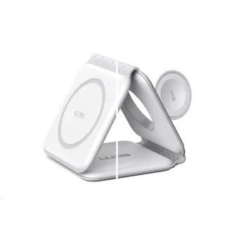 WG - WGMaxFlex 3in1 vezeték nélküli töltő / Összecsukható / 15W 5W 2.5W / WG 42 / fehér