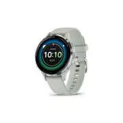 Garmin Venu® 3S, Ezüst/Bogyószürke, Szilikon szíj