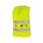 CXS TEDDY mellény, figyelemfelkeltő, gyermekméret, sárga, XS-es méret