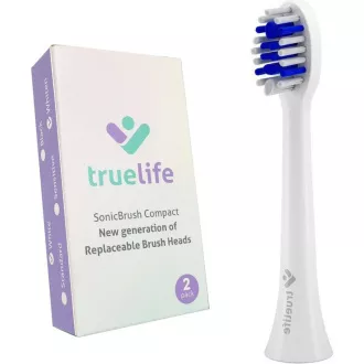 TrueLife 2x csere SonicBrush Compact fejek - fehérít TrueLife 2x csere SonicBrush Compact fejek - fehérít