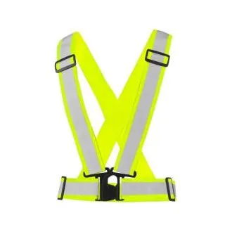 Fényvisszaverő, rugalmas CXS KŘÍŽ CROSS BELT, sárga