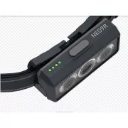 Ledlenser NEO9R fejlámpa, fekete-szürke