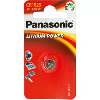 PANASONIC lítium elem (gombos) CR-1025EL / 1B 3V (bliszter 1db)