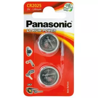 PANASONIC lítium elem (gombos) CR-2025EL / 2B 3V (buborékcsomagolás 2db) PANASONIC lítium elem (gombos) CR-2025EL / 2B 3V (buborékcsomagolás 2db)