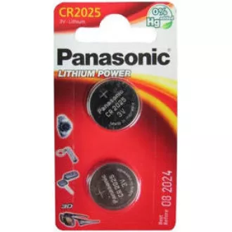 PANASONIC lítium elem (gombos) CR-2025EL / 2B 3V (buborékcsomagolás 2db) PANASONIC lítium elem (gombos) CR-2025EL / 2B 3V (buborékcsomagolás 2db)