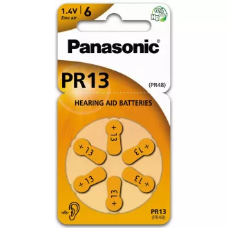 PANASONIC Cink levegő akkumulátor PR-13 (48) / 6LB AAA 1, 2V (bliszter 6db)