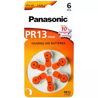 PANASONIC Cink levegő akkumulátor PR-13 (48) / 6LB AAA 1, 2V (bliszter 6db)