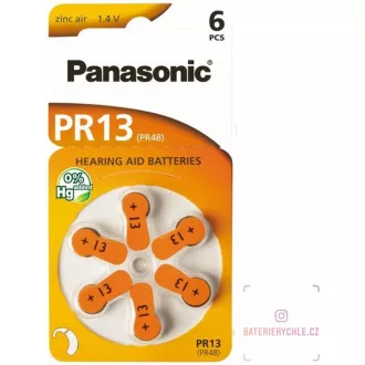 PANASONIC Cink levegő akkumulátor PR-13 (48) / 6LB AAA 1, 2V (bliszter 6db)