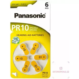 PANASONIC Cink levegő akkumulátor PR-230 (10) / 6LB AAA 1, 2V (bliszter 6db)