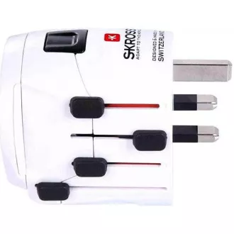 SKROSS utazási adapter PRO, 6,3A max., földelt, univerzális az egész világ számára SKROSS utazási adapter PRO, 6,3A max., földelt, univerzális az egész világ számára