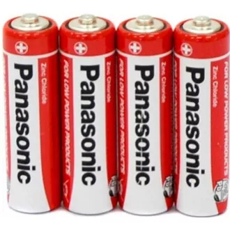 PANASONIC cink-szén akkumulátorok vörös cink R6RZ / 4P AA 1,5 V (zsugorodás 4db)