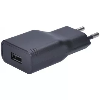 Solight USB töltőadapter, 1x USB, 2400mA, AC 230V, fekete Solight USB töltőadapter, 1x USB, 2400mA, AC 230V, fekete