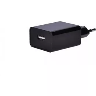 Solight USB töltőadapter, 1x USB, 2400mA, AC 230V, fekete Solight USB töltőadapter, 1x USB, 2400mA, AC 230V, fekete