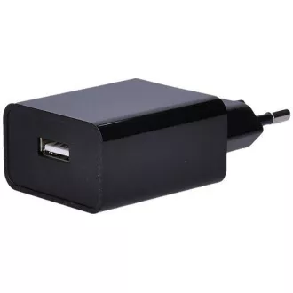 Solight USB töltőadapter, 1x USB, 2400mA, AC 230V, fekete Solight USB töltőadapter, 1x USB, 2400mA, AC 230V, fekete