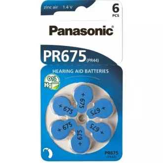 PANASONIC Cink levegő akkumulátor PR-675 (44) / 6LB AA 1, 2V (bliszter 4db)