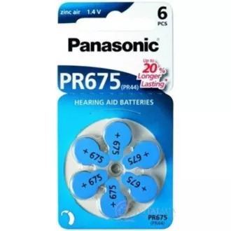 PANASONIC Cink levegő akkumulátor PR-675 (44) / 6LB AA 1, 2V (bliszter 4db)