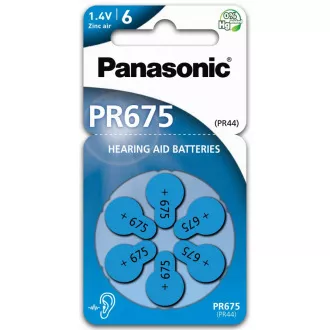 PANASONIC Cink levegő akkumulátor PR-675 (44) / 6LB AA 1, 2V (bliszter 4db)