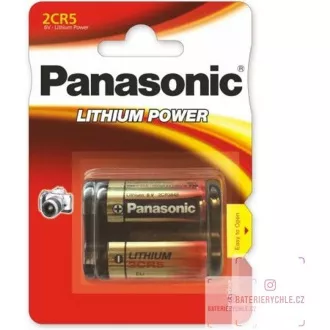 PANASONIC Lithium - FOTÓ akkumulátor 2CR-5L / 1BP 6V (bliszter - 1db)