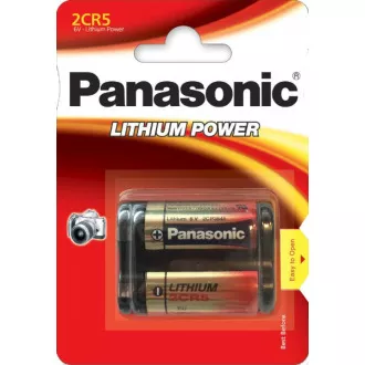 PANASONIC Lithium - FOTÓ akkumulátor 2CR-5L / 1BP 6V (bliszter - 1db)