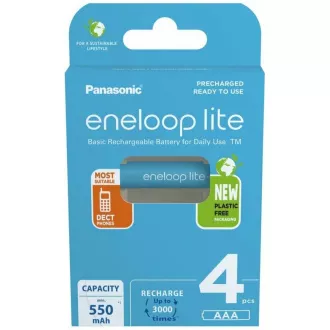 PANASONIC HR03 AAA 4LCCE/4BE ENELOOP LITE N, 550 mAh (Blistr 4db)