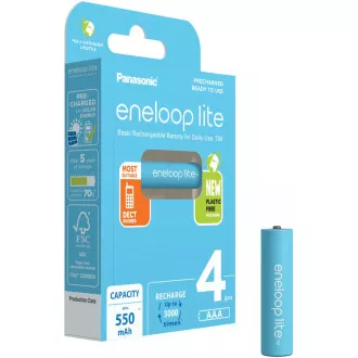 PANASONIC HR03 AAA 4LCCE/4BE ENELOOP LITE N, 550 mAh (Blistr 4db)