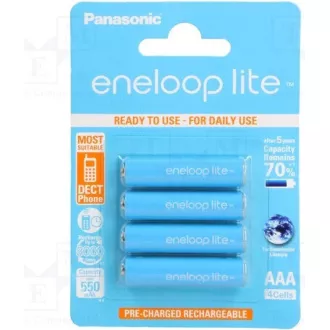 PANASONIC HR03 AAA 4LCCE/4BE ENELOOP LITE N, 550 mAh (Blistr 4db)