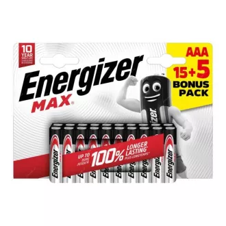 Energizer LR03/20 Max AAA 15 5 ingyen Energizer LR03/20 Max AAA 15 5 ingyen