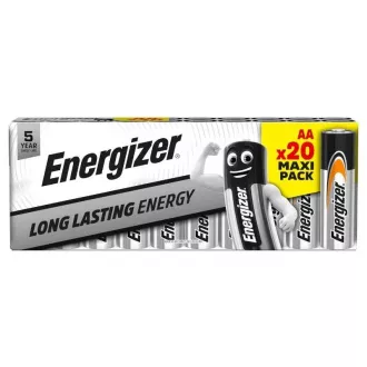 Energizer LR6/20 Everyday AA család 20 csomag lúgos lúgos energiaforrás Energizer LR6/20 Everyday AA család 20 csomag lúgos lúgos energiaforrás