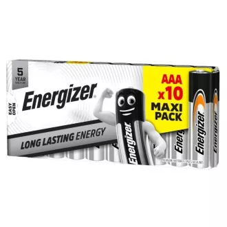 Energizer LR03/10 Everyday AAA család 10db lúgos lúgos energiaforrás