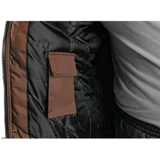 CXS IRVINE dzseki, téli, férfi, barna-fekete, XL-es méret CXS IRVINE dzseki, téli, férfi, barna-fekete, XL-es méret