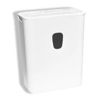 DESQ iratmegsemmisítő, 4 x 38 mm, 15l, keresztvágás, fehér