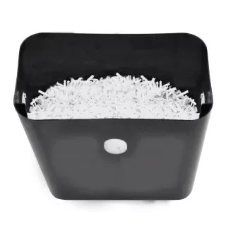 DESQ iratmegsemmisítő, 4 x 29 mm, 18 l, keresztvágás