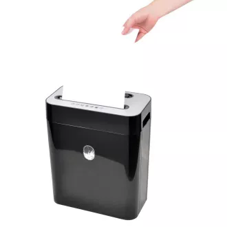 DESQ iratmegsemmisítő, 4 x 29 mm, 18 l, keresztvágás