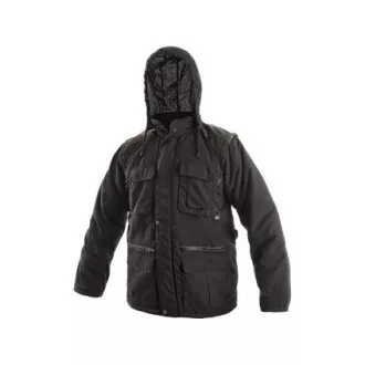 Férfi téli kabát GEORGIA, fekete, 3XL-es méret
