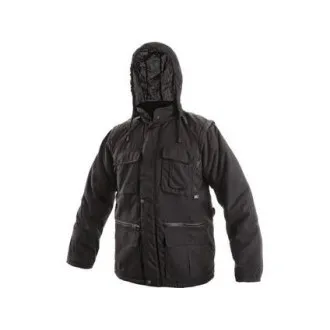 Férfi téli kabát GEORGIA, fekete, 3XL-es méret