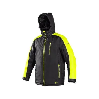 CXS BRIGHTON kabát, téli, férfi, fekete-sárga, XL méret CXS BRIGHTON kabát, téli, férfi, fekete-sárga, XL méret