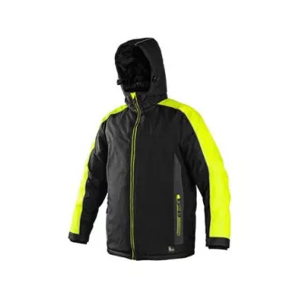 CXS BRIGHTON dzseki, téli, fekete-sárga, 4XL-es méret