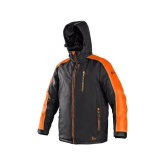 CXS BRIGHTON kabát, téli, férfi, fekete-narancssárga, 4XL-es méret CXS BRIGHTON kabát, téli, férfi, fekete-narancssárga, 4XL-es méret