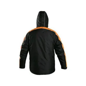 CXS BRIGHTON kabát, téli, férfi, fekete-narancssárga, 4XL-es méret CXS BRIGHTON kabát, téli, férfi, fekete-narancssárga, 4XL-es méret