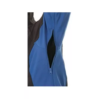 Férfi softshell kabát CXS SACRAMENTO, szürke-kék, 2XL-es méret