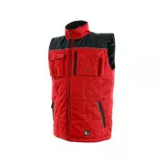 Férfi téli mellény SEATTLE, piros-fekete, 2XL-es méret