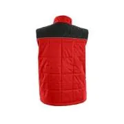 CXS SEATTLE mellény, téli, férfi, piros-fekete, 2XL-es méret
