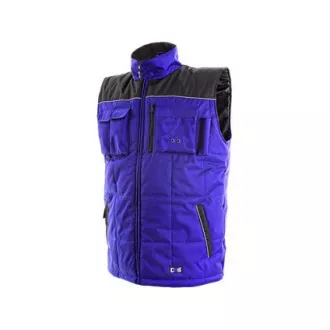 Férfi téli mellény SEATTLE, kék-fekete, 3XL-es méret