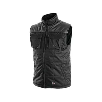 Férfi téli mellény SEATTLE, fekete-szürke, 3XL-es méret