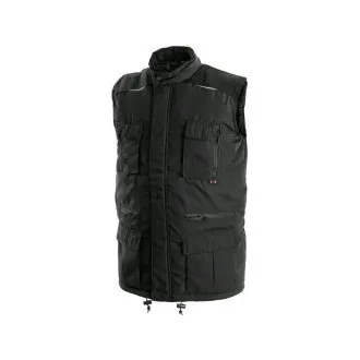 Férfi téli mellény OHIO, fekete, 2XL-es méret Férfi téli mellény OHIO, fekete, 2XL-es méret