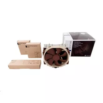NOCTUA CPU-hűtő NH-U14S, 1x 140mm, LGA1851, AM5, barna/ezüst