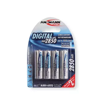 Akkumulátor - Ansmann Mignon 4xAA Type 2850 min 1, 2V / 2650 mAh DIGIT