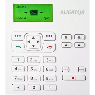 Aligátor GSM asztali telefon T100, fekete Aligátor GSM asztali telefon T100, fekete